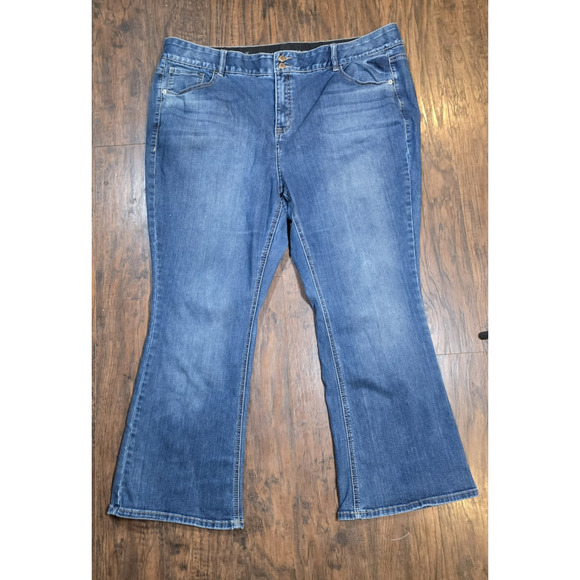 Lane Bryant Denim - Lane Bryant Jeans Women Plus Size 24W Short Blu Bootcut Stretch Tummy